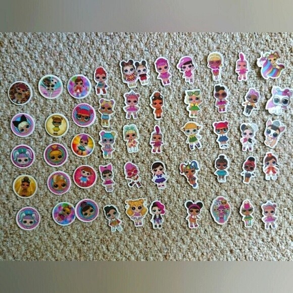 L.O.L. Surprise! Other - 50 pieces cute LOl Stickers Waterproof Vinyl